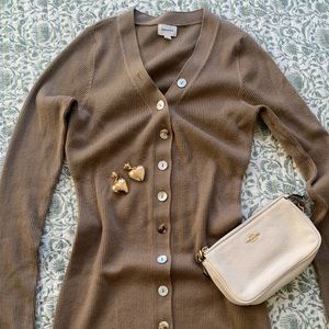 SONG OF STYLE Brown Knit Dress